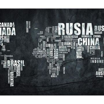 FOTOTAPETA 450x270 +KLEJ, Mapa, hiszpańskie napisy