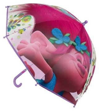 DUŻA GŁĘBOKA PARASOLKA PARASOL DZIECIĘCY TROLLE