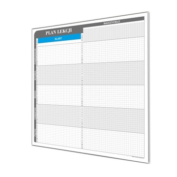 Planer magnetyczny plan lekcji 82x92cm dla 14k25n