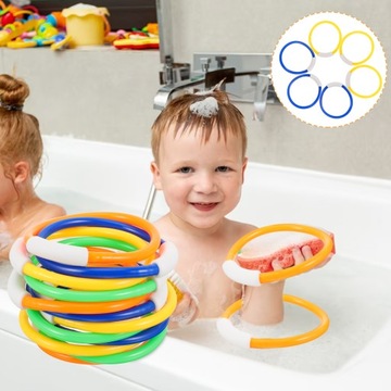 ДЕТСКАЯ ВОДНАЯ ИГРУШКА ДЛЯ БАССЕЙНА КОЛЬЦА КОЛЬЦА