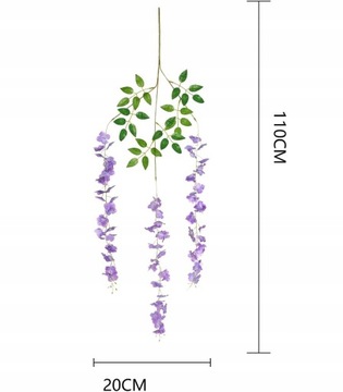 Искусственные висячие украшения из растений плюща 12 шт. для настенной гирлянды на балконе