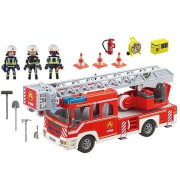 PLAYMOBIL 9463 Пожарная машина с лестницей + КАТАЛОГ 2023 г.