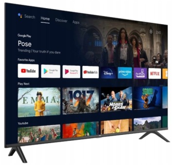 TCL 40S5400 LED-телевизор 40 дюймов с Wi-Fi Smart ANDROID Full HD, черный