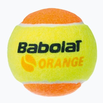 Теннисные мячи Babolat Orange 3 шт. оранжево-желтые 501035 OS.