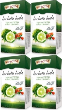Белый чай Big-Active с тайским лимоном и цветком граната (20 пакетиков x 1