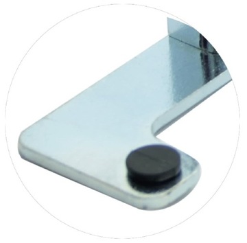 ZACZEP ZATRZASK ODBÓJ ODBOJNIK DOMYKACZ ZAMKA FURTKI DŁUGI OCYNK + ANTRACYT