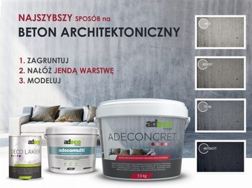 Beton architektoniczny łatwy do czyszczenia próbka