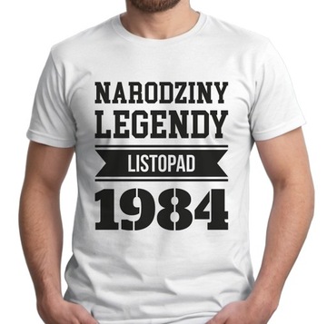 KOSZULKA NA URODZINY PREZENT T-SHIRT Z NADRUKIEM ŚMIESZNA MĘSKA | S