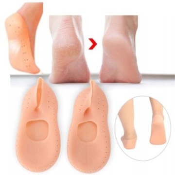 2x КОСМЕТИЧЕСКИЕ НОСКИ СИЛИКОНОВЫЕ НОЖКИ ДЛЯ МНОГОРАЗОВЫХ НОЧНЫХ СПА-НОСКОВ