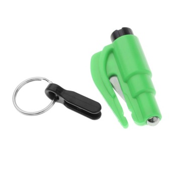 портативный молоток для разбивания стекла Зеленый