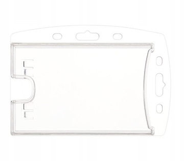 Etui Identyfikator HOLDER 2K CLEAR do 2 kart 50szt