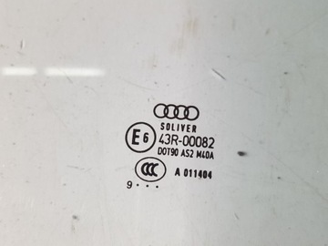 AUDI A5 8T 09R CABRIO SKLO (OKNO) DVEŘE PRAVÁ