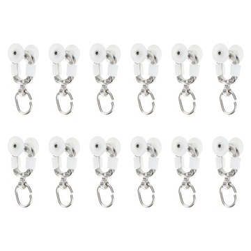 Plastic Curtain Track Glider Ceiling Hook