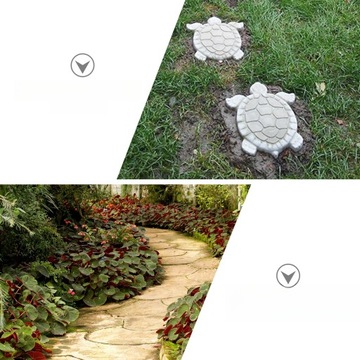 КАМЕННАЯ МОДЕЛЬ ЧЕРЕПАХА TINGBU НАПОЛЬНЫЕ УКРАШЕНИЯ ПЛАСТИКОВАЯ ФОРМА ДЛЯ ПОЛА