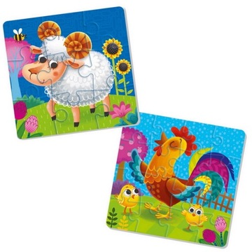 ПАЗЛ ИЗ МЯГКОЙ ПЕНЫ 2В1 ОВЦА ПЕТУХ РОТЕР КАФЕР