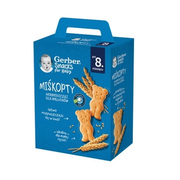 Gerber MIŚKOPTY herbatniczki po 8. miesiącu 180g