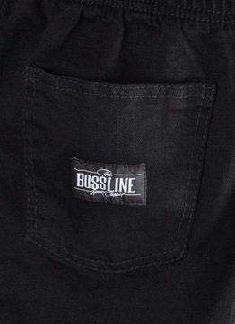 Spodnie L Bossline Cut Jeans Joggery Czarne