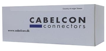 Вилки F x10 RG 6 Компрессионный разъем Cabelcon F-56