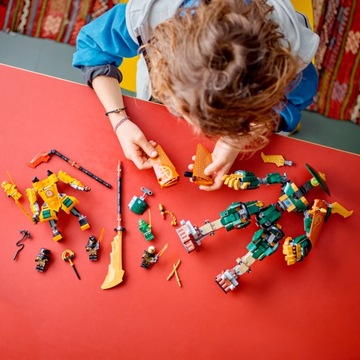 LEGO NINJAGO 71794 Команда роботов-ниндзя Ллойда и Эй.