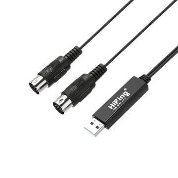 Музыкальный MIDI-кабель, USB-кабель MINI HD