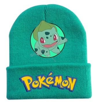 Czapka Zimowa PoKeMoN Bulbasaur na prezent dla dziecka