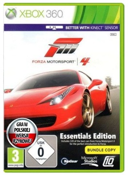 Forza Motorsport 4 XBOX 360 на польском языке НОВИНКА