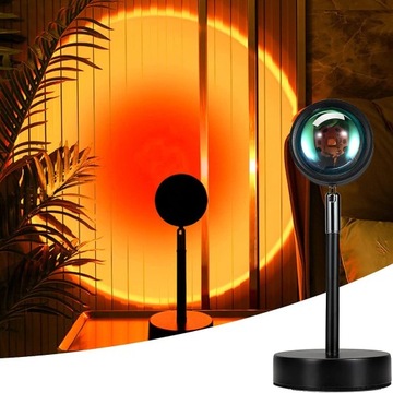 N110. Lampka projektor Mydethun czarny