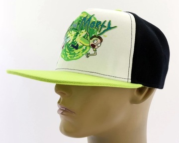 Czapka męska z prostym daszkiem Rick and Morty SNAPBACK 54-59cm regulowana