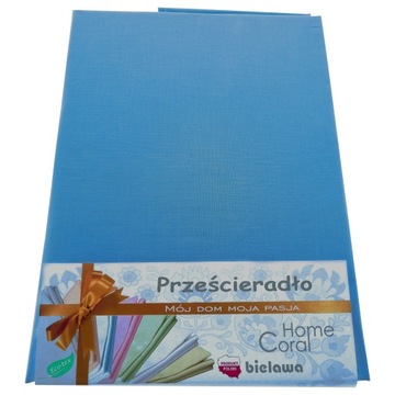 Prześcieradło tradycyjne 160x200 rubin turkusowe