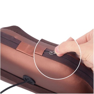 ПОДУШКА-МАССАЖЕР ШИАЦУ ДЛЯ МАССАЖА ШЕИ, СПИНЫ, ТЕЛА