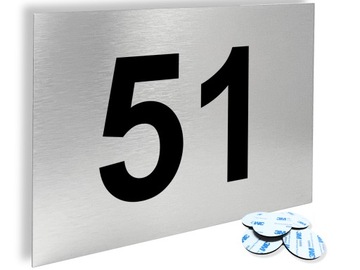 NUMER NA DOM Tabliczka adresowa | 30x20cm | Zestaw Montażowy Personalizacja