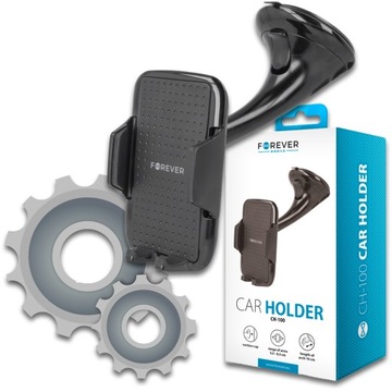 UCHWYT NA TELEFON SAMOCHODOWY NA SZYBĘ DESKĘ SAMSUNG IPHONE HUAWEI XIAOMI