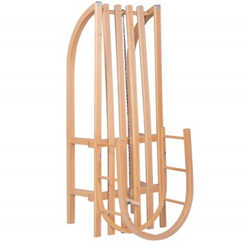 ДЕРЕВЯННЫЕ САНКИ от производителя со СПИНКОЙ + ПОДНОЖКИ для ПОЛЬСКИХ детей