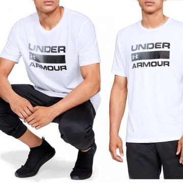 Under Armour T-Shirt Ua Team Issue Wordmark 1329582 Biały Regular Fit