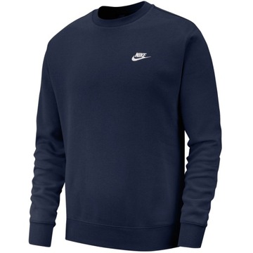 Nike Sportswear bluza męska granatowa dresowa klasyczna bawełna BV2666 L