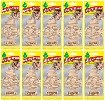 WUNDER BAUM ZAPACH do samochodu WOODWORK x10 choinka drzewko