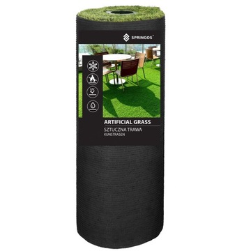 КОВРИК ИСКУССТВЕННАЯ ТРАВА 20мм ЗЕЛЕНЫЙ ИЗ РУЛОНА 1м ДЛЯ БАЛКОНА ТЕРРАСЫ ДОМА САДА