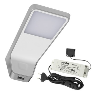 Lampa LED oświetlenie meblowe nad blat LENA + zas.