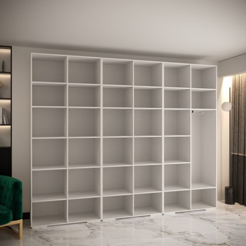 Szafa ubraniowa garderoba z półkami ryfel 4 3SZ