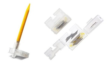 Нож Olfa СКАЛЬПЕЛЬ АК-5 30 лезвий + игла ТОЧНОСТЬ!