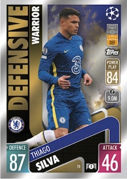 Topps Match Attax 2021/22 Defensive Silva 70