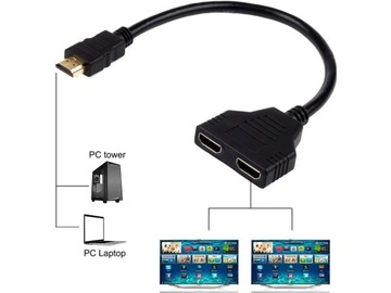 Разветвитель HDMI сплиттер 2 порта fhd