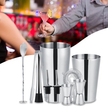 ZESTAW BARMAŃSKI SHAKER DO DRINKÓW