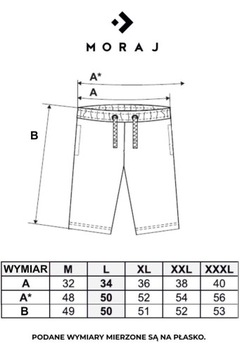 DRESOWE KRÓTKIE SPODENKI MĘSKIE SPODNIE KRÓTKIE SZORTY GRANATOWE MORAJ 3XL