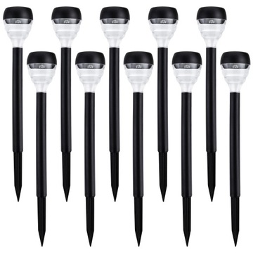 Lampy SOLARNE OGRODOWE lampa solarna wbijana ogrodowa LED biała do ogrodu