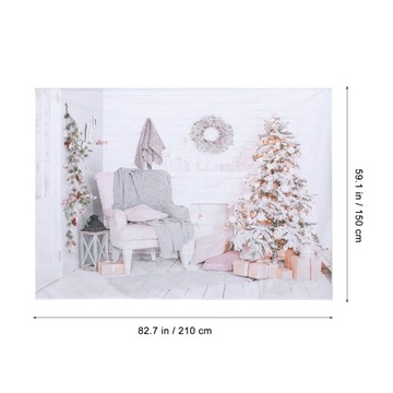 Рождественский фон Новогодний фон на стене своими руками