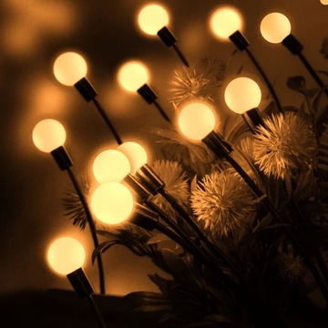 СОЛНЕЧНЫЕ ШАРИКИ 8 СВЕТОДИОДНЫХ ДЕКОРАТИВНЫХ ДЛЯ САДА УКРАШЕНИЕ СОЛНЕЧНОГО ПИКА ДЛЯ БАЛКОНА