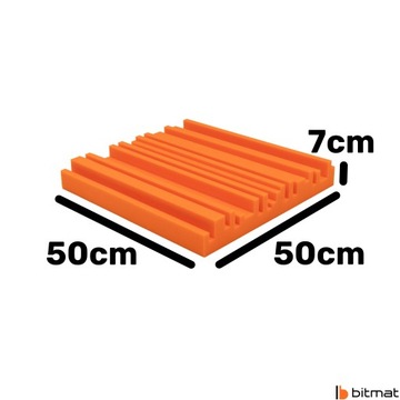 Bitmat Panel akustyczny EQUALIZER 50x50x7cm do pochłaniania dźwięku studio