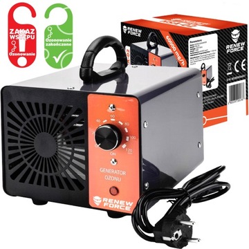 Generator ozonu OZONATOR oczyszczacz timer DO DOMU SAMOCHODU 60 000 MG/H