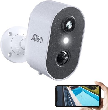 Kamera bezpieczeństwa WiFi 1080P PIR 5000mAh
